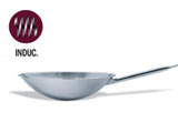 Woks acero inox. Fondo redondo Woks acero inox. Fondo redondo